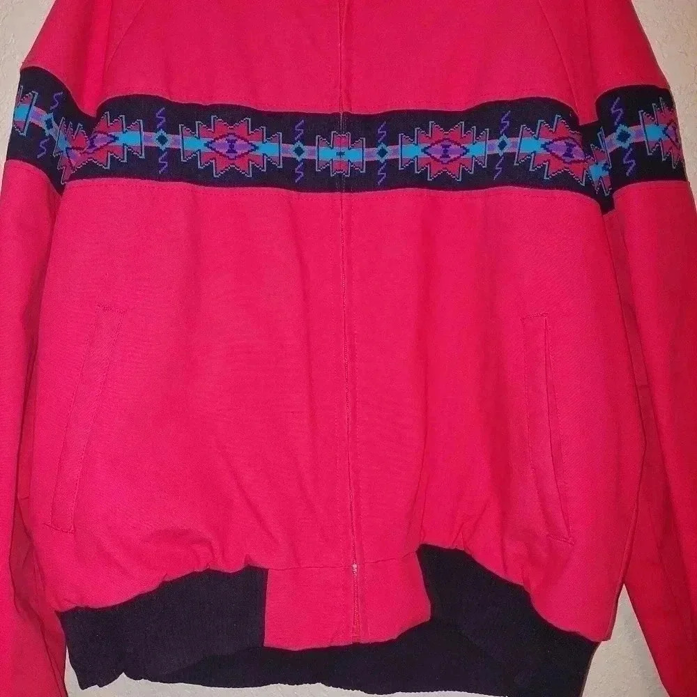 Vintage 90's Davis James USA Blanket Lined  Western Jacket Men’s Size XL - Picture 3 of 11